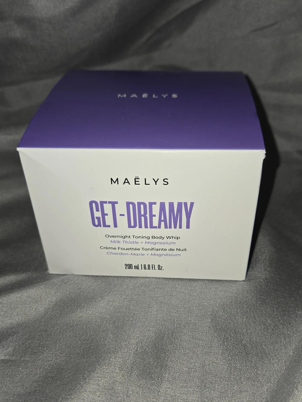 MAËLYS GET-DREAMY Overnight Toning Body Whip — White & Purple